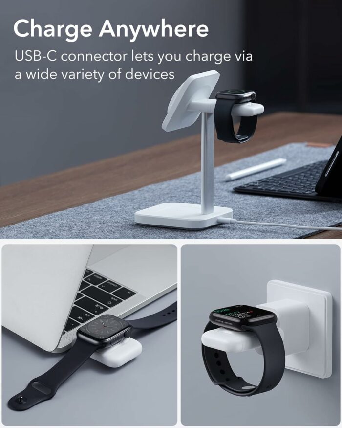 ESR Portable watch charger with different places charging convenience