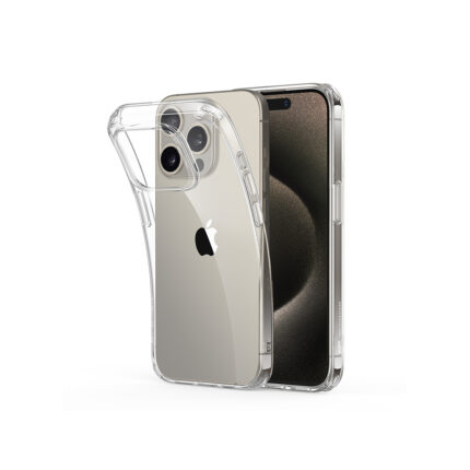 iPhone 15 Pro Max Clear Case- Natural Titanium